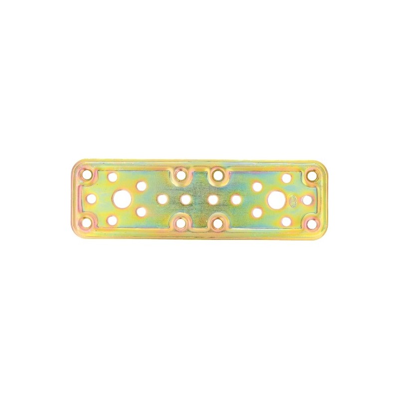 AMIG 12120  
 Placa 500  
 160 x 50 x 2,2 mm  
 Acero  
 Bicromatado