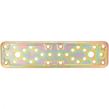 AMIG 12121  
 Placa 500  
 200 x 50 x 2,2 mm  
 Acero  
 Bicromatado