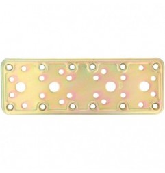 AMIG 12122  
 Placa 501  
 185 x 65 x 2,2 mm  
 Acero  
 Bicromatado