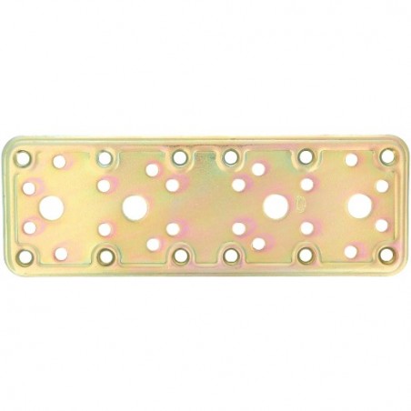 AMIG 12122  
 Placa 501  
 185 x 65 x 2,2 mm  
 Acero  
 Bicromatado