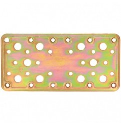 AMIG 12123  
 Placa 502  
 185 x 90 x 2,2 mm  
 Acero  
 Bicromatado