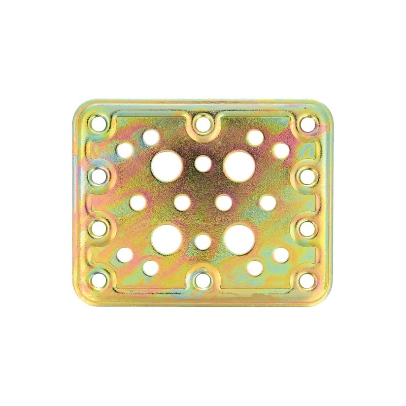 AMIG 12125  
 Placa 504  
 80 x 100 x 2,2 mm  
 Acero  
 Bicromatado