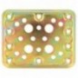AMIG 12125  
 Placa 504  
 80 x 100 x 2,2 mm  
 Acero  
 Bicromatado