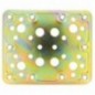 AMIG 12126  
 Placa 504  
 120 x 100 x 2,2 mm  
 Acero  
 Bicromatado