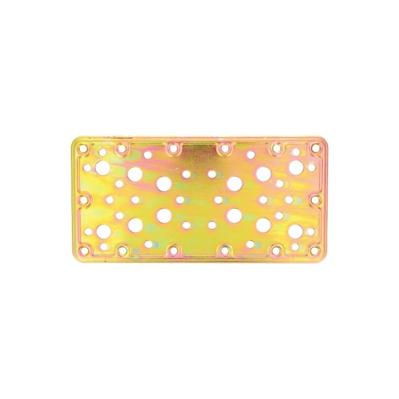AMIG 12128  
 Placa 504  
 200 x 100 x 2,2 mm  
 Acero  
 Bicromatado