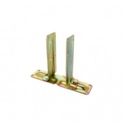 AMIG 12143  
 Soporte regulable 350  
 270 x 66 x 200 mm  
 Acero  
 Bicromatado