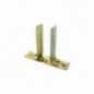 AMIG 12143  
 Soporte regulable 350  
 270 x 66 x 200 mm  
 Acero  
 Bicromatado