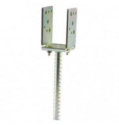 AMIG 12144  
 Soporte regulable 351  
 70 x 16 x 200 mm  
 Acero  
 Bicromatado