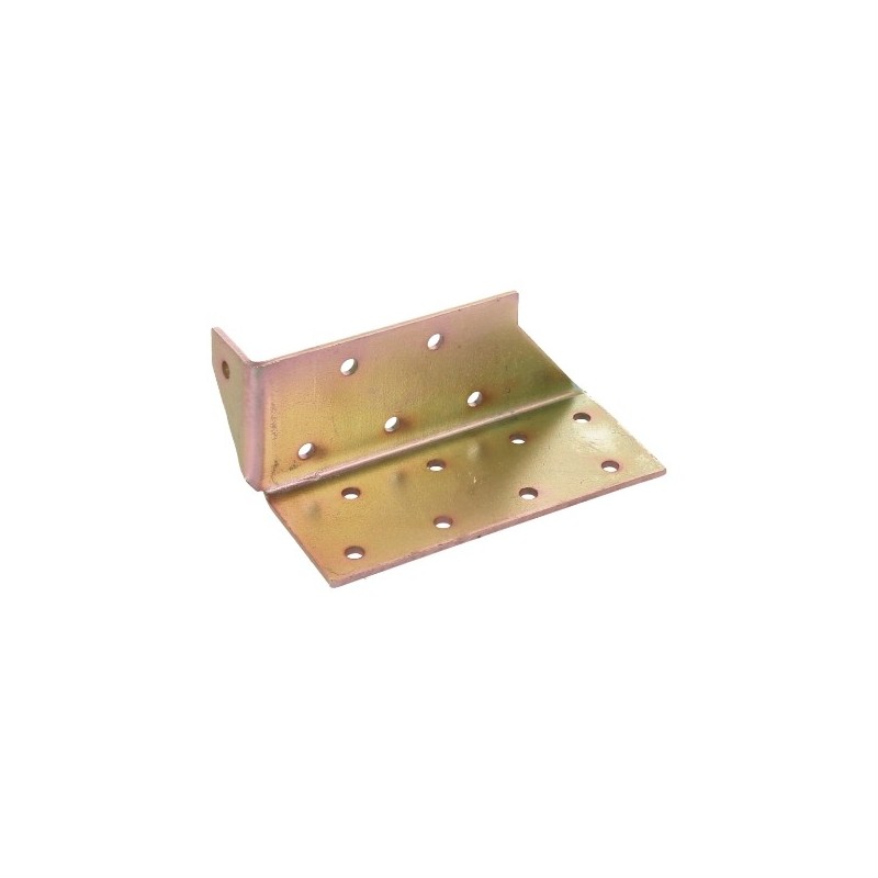 AMIG 12151  
 Soporte para viga 355  
 100 x 40 x 63 x 2 mm  
 Acero  
 Bicromatado - Derecha
