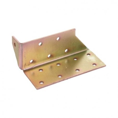AMIG 12151  
 Soporte para viga 355  
 100 x 40 x 63 x 2 mm  
 Acero  
 Bicromatado - Derecha