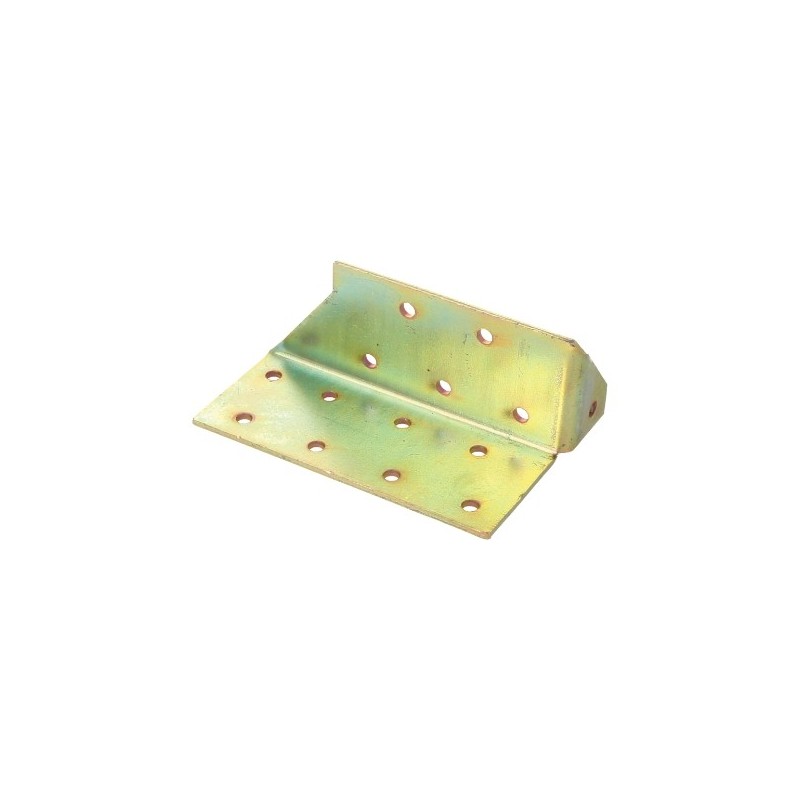 AMIG 12152  
 Soporte para viga 355  
 100 x 40 x 63 x 2 mm  
 Acero  
 Bicromatado - Izquierda