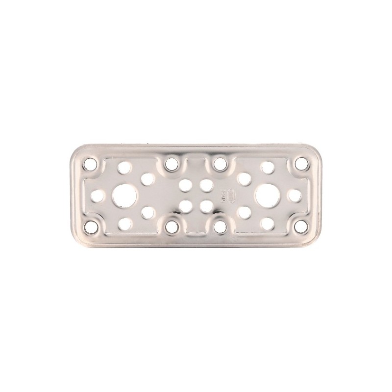 AMIG 12156  
 Placa 500  
 120 x 50 x 2,2 mm  
 Acero inoxidable  
 Brillo