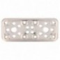 AMIG 12156  
 Placa 500  
 120 x 50 x 2,2 mm  
 Acero inoxidable  
 Brillo