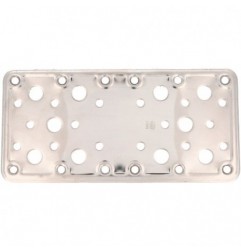 AMIG 12159  
 Placa 502  
 185 x 90 x 2,2 mm  
 Acero inoxidable  
 Brillo