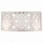 AMIG 12160  
 Placa 503  
 200 x 100 x 2,8 mm  
 Acero inoxidable  
 Brillo