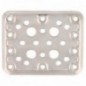 AMIG 12161  
 Placa 504  
 80 x 100 x 2,2 mm  
 Acero inoxidable  
 Brillo