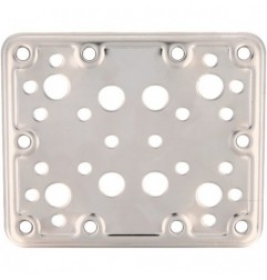 AMIG 12162  
 Placa 504  
 120 x 100 x 2,2 mm  
 Acero inoxidable  
 Brillo