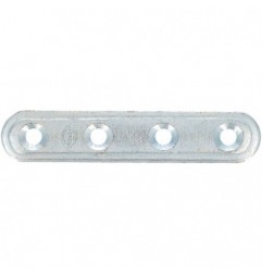 AMIG 12164  
 Placa 505  
 100 x 20 x 2,5 mm  
 Acero inoxidable  
 Brillo