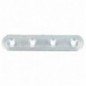 AMIG 12164  
 Placa 505  
 100 x 20 x 2,5 mm  
 Acero inoxidable  
 Brillo