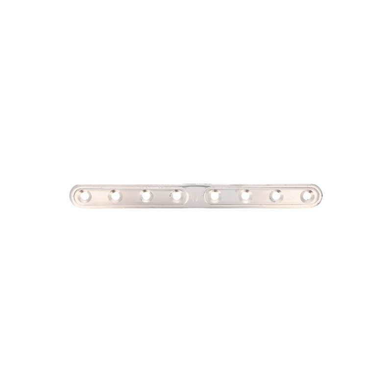 AMIG 12165  
 Placa 505  
 206 x 20 x 2,5 mm  
 Acero inoxidable  
 Brillo