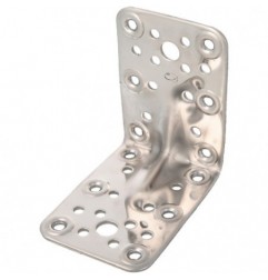 AMIG 12170  
 Ángulo 301  
 90 x 65 x 2,2 mm  
 Acero inoxidable  
 Brillo