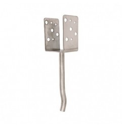 AMIG 12176  
 Soporte de suelo 352  
 80 x 65 x 109 x 200 mm  
 Acero inoxidable  
 Brillo
