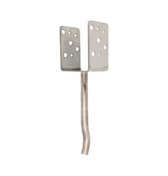 AMIG 12177  
 Soporte de suelo 352  
 90 x 65 x 109 x 200 mm  
 Acero inoxidable  
 Brillo