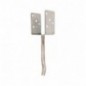 AMIG 12177  
 Soporte de suelo 352  
 90 x 65 x 109 x 200 mm  
 Acero inoxidable  
 Brillo