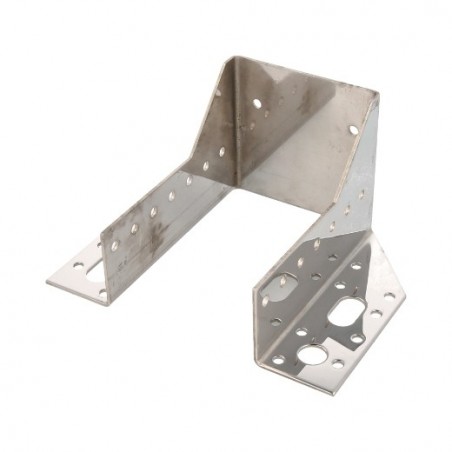 AMIG 12179  
 Soporte para viga 353  
 80 x 82 x 122 x 162 x 2 mm  
 Acero inoxidable  
 Brillo