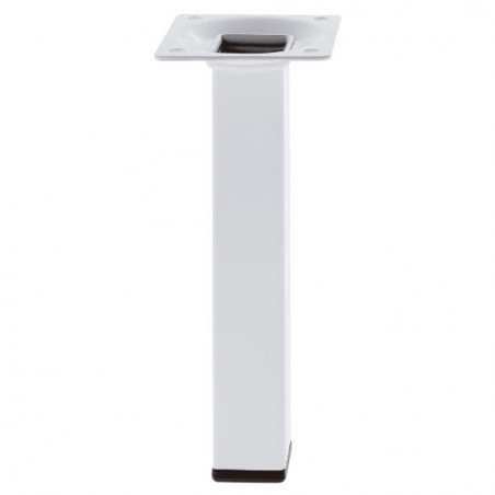 AMIG 12190  
 Pata de mesa 3  
 25 x 25 x 400 mm  
 Acero  
 Blanco