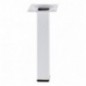 AMIG 12190  
 Pata de mesa 3  
 25 x 25 x 400 mm  
 Acero  
 Blanco