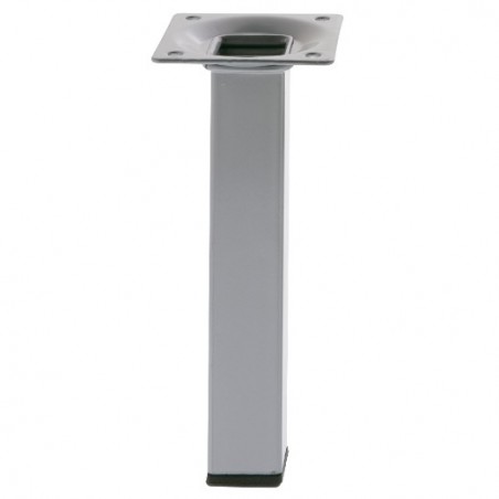 AMIG 12195  
 Pata de mesa 3  
 25 x 25 x 600 mm  
 Acero  
 Plata