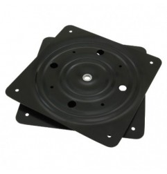 AMIG 12207  
 Soporte giratorio 350  
 240 x 240 mm  
 Acero  
 Negro