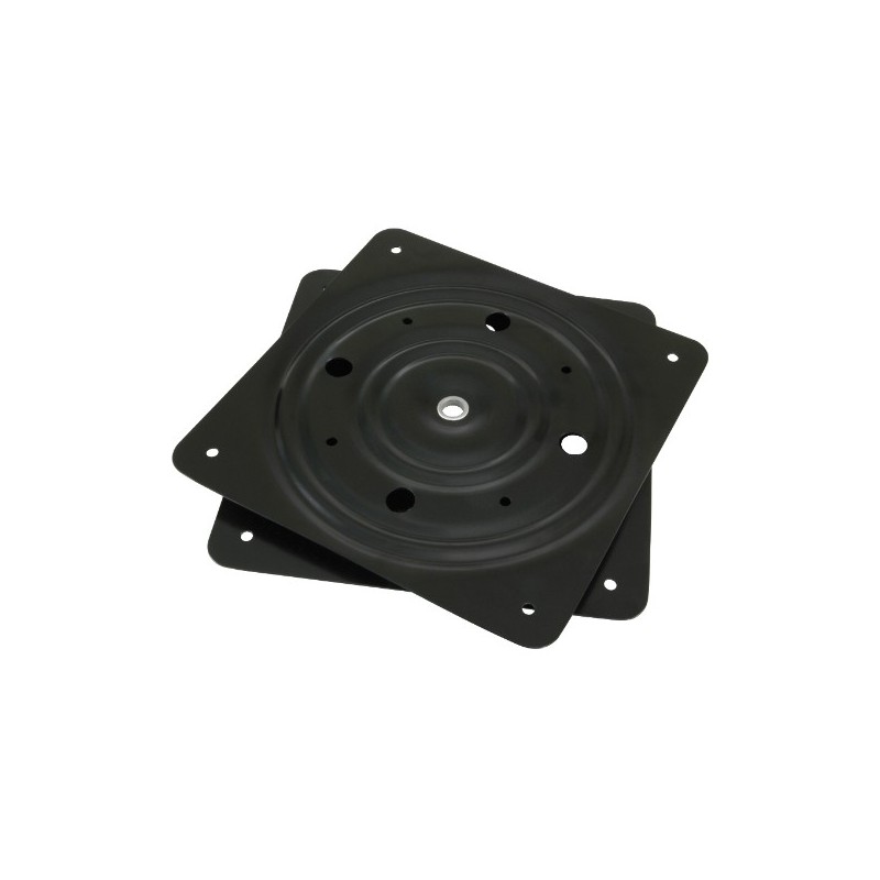 AMIG 12207  
 Soporte giratorio 350  
 240 x 240 mm  
 Acero  
 Negro