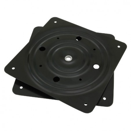 AMIG 12207  
 Soporte giratorio 350  
 240 x 240 mm  
 Acero  
 Negro