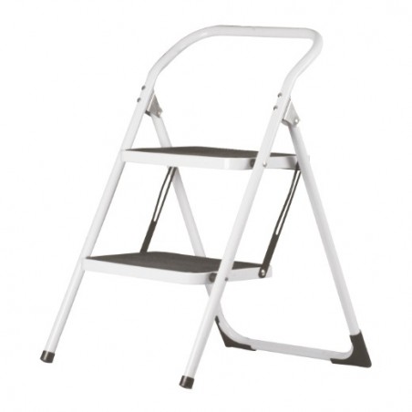 AMIG 12209  
 Taburete 480  
 48 cm  
 Acero  
 Blanco