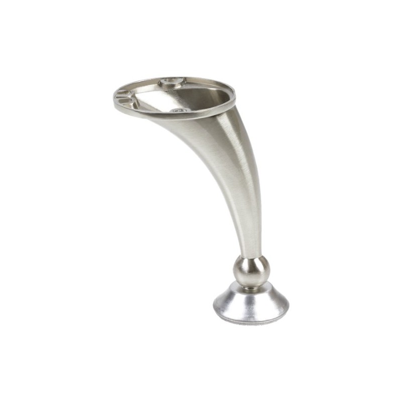AMIG 12241  
 Pata para mueble 13  
 120 mm  
 Acero  
 Níquel cepillado