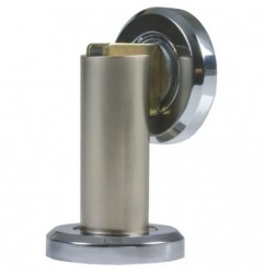AMIG 12245  
 Tope puerta magnético 711  
 Ø50 x 75 mm  
 Zamak  
 Níquel cepillado