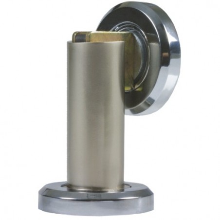 AMIG 12245  
 Tope puerta magnético 711  
 Ø50 x 75 mm  
 Zamak  
 Níquel cepillado