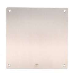 AMIG 12291  
 Placa 10  
 180 x 180 mm  
 Acero inoxidable 18/8  
 Mate