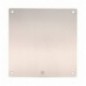 AMIG 12291  
 Placa 10  
 180 x 180 mm  
 Acero inoxidable 18/8  
 Mate