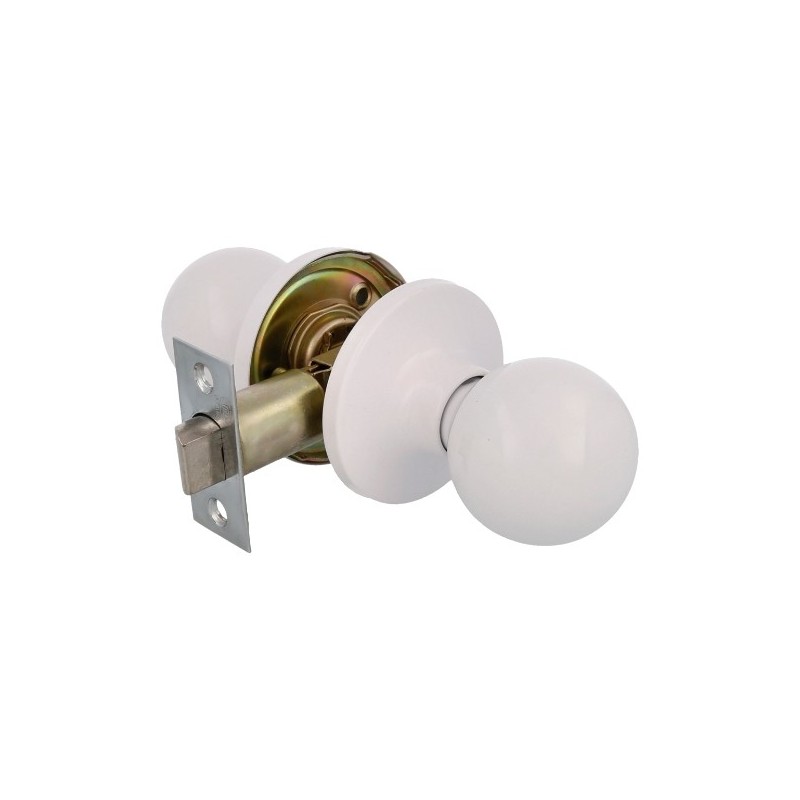 AMIG 12304  
 Pomo de puerta 611  
 Latón  
 Blanco