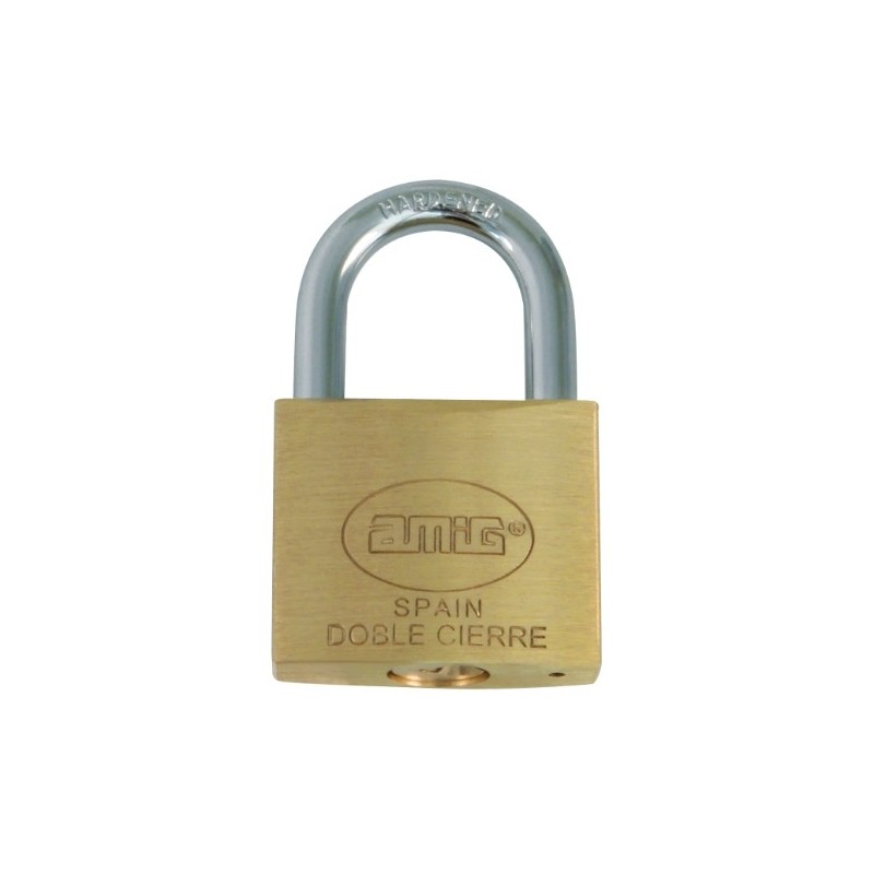 AMIG 1232   Candado llaves iguales 20   40 mm   Latón   Mate