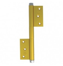 AMIG 12329  
 Pernio muelle 100  
 180 x 80 x 3 mm  
 Aluminio  
 Oro