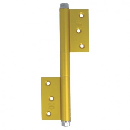 AMIG 12329  
 Pernio muelle 100  
 180 x 80 x 3 mm  
 Aluminio  
 Oro