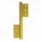 AMIG 12329  
 Pernio muelle 100  
 180 x 80 x 3 mm  
 Aluminio  
 Oro