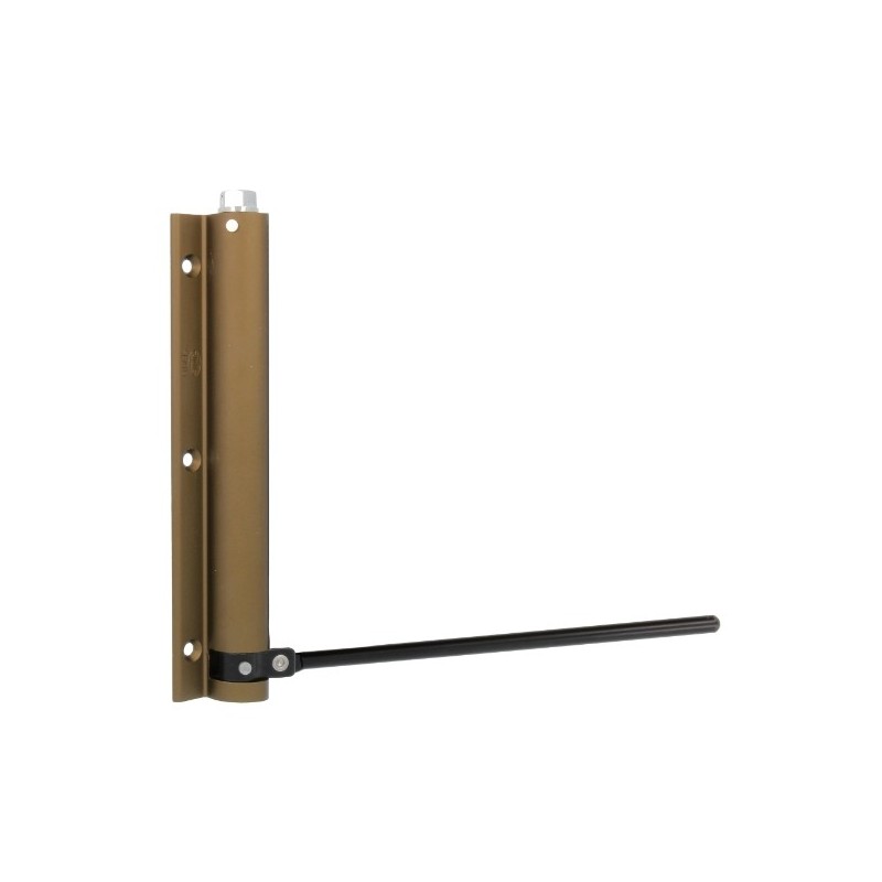 AMIG 12333  
 Pernio muelle 200  
 190 x 180 mm  
 Aluminio  
 Bronceado