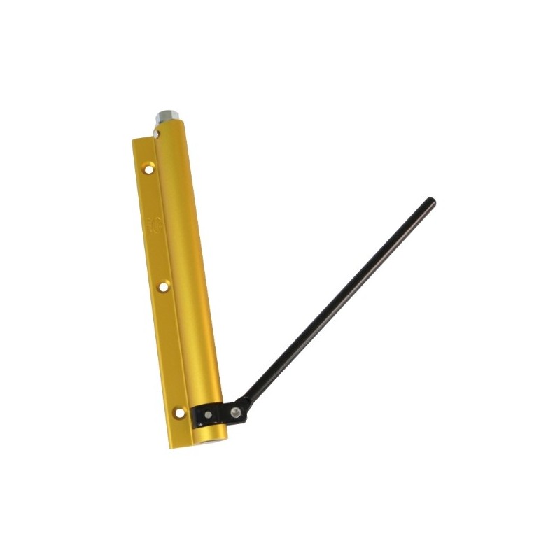 AMIG 12334  
 Pernio muelle 200  
 190 x 180 mm  
 Aluminio  
 Oro