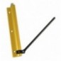 AMIG 12334  
 Pernio muelle 200  
 190 x 180 mm  
 Aluminio  
 Oro