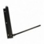 AMIG 12336  
 Pernio muelle 200  
 190 x 180 mm  
 Aluminio  
 Negro